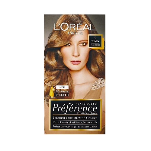 L'OREAL PREFERENCE PERMANENT HAIR COLOURS