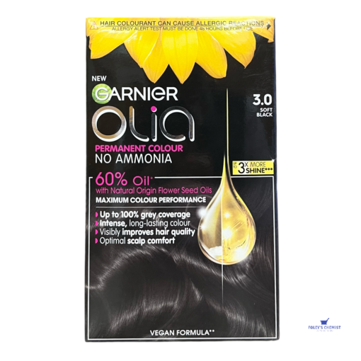 Olia Hair Colour - 3.0 Soft Black