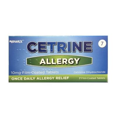 CETRINE 10MG TABLETS CETIRIZINE (7)