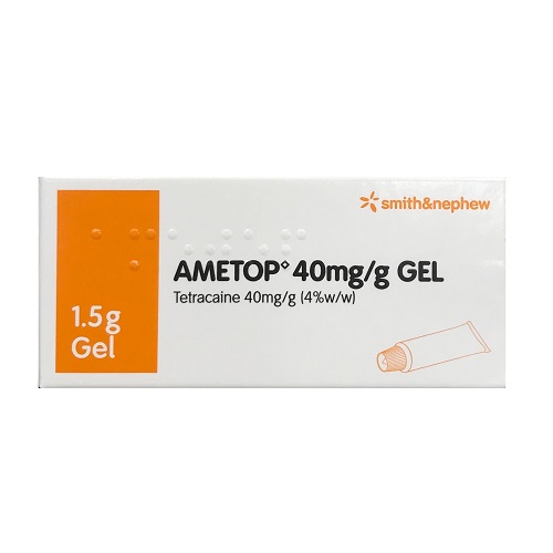 AMETOP GEL 40MG/G TETRACAINE (1.5G 