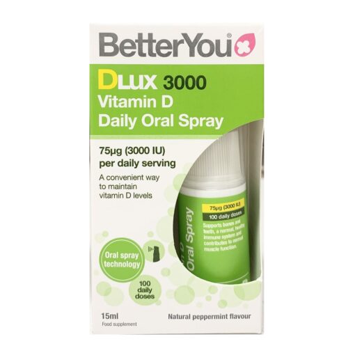 BETTER YOU DLUX 3000 VITAMIN D ORAL SPRAY (15ML)